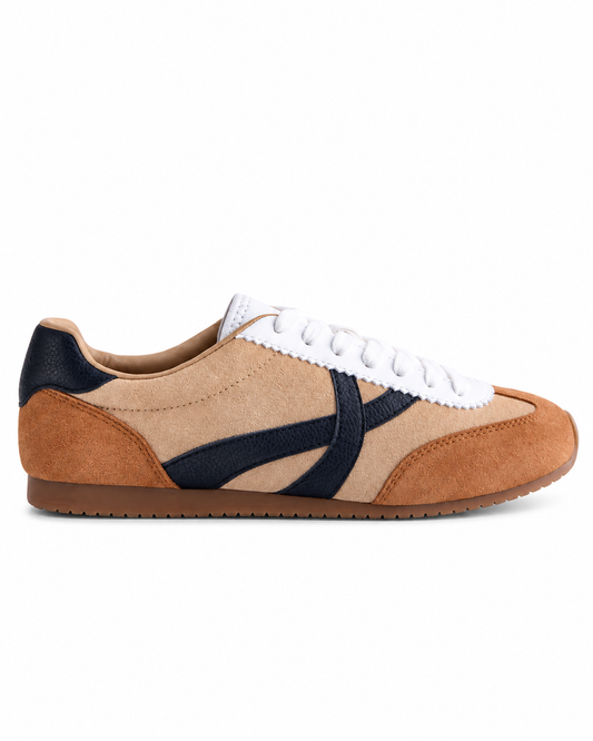 Women’s Faux Suede Lace-Up Sneakers