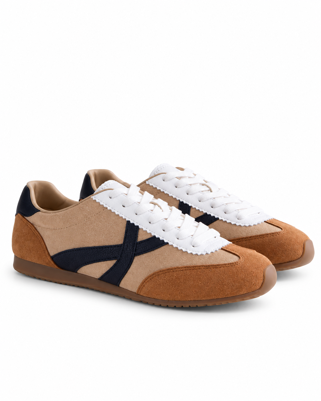 Women’s Faux Suede Lace-Up Sneakers