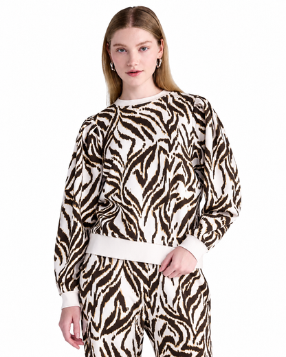 Women’s Pleated Shoulder Sweater